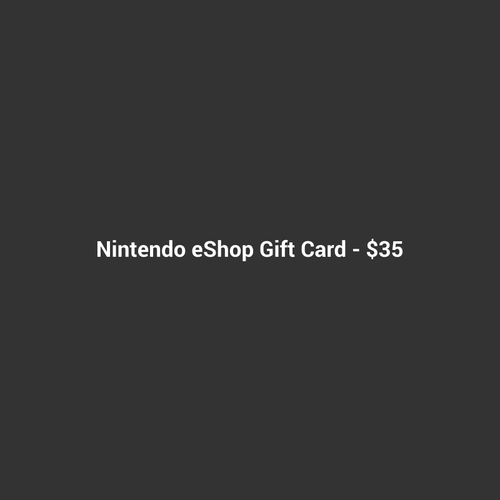 Nintendo eShop Gift Card - $35